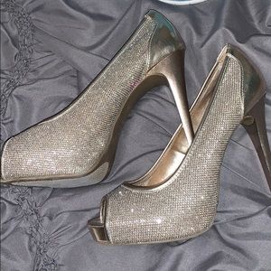 4 inch sparkly heels